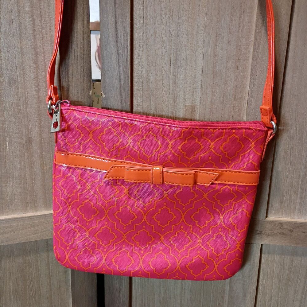 Zoe sundae pink and orange bag